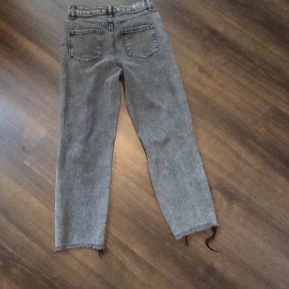 RSQ  Black Distressed Straight Leg Jeans - Picture 4 of 5